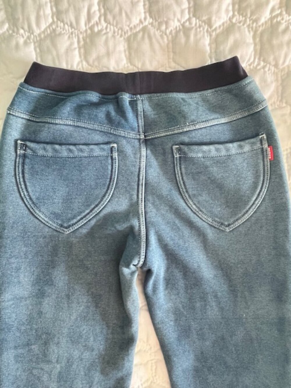 Pepco Fleece Fur-Lined Denim-Look Winter Jeggings Cozy Pants Girls 12